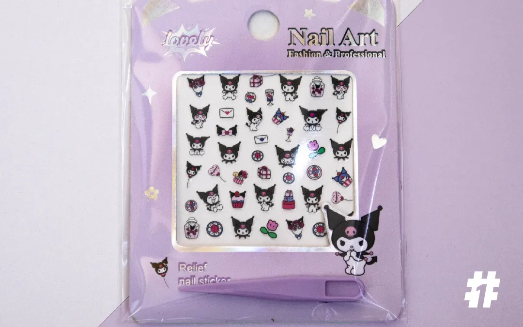 Nail Sticker | Kuromi