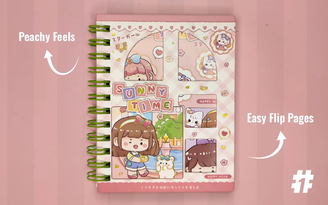 Super Party Notebook | Peach